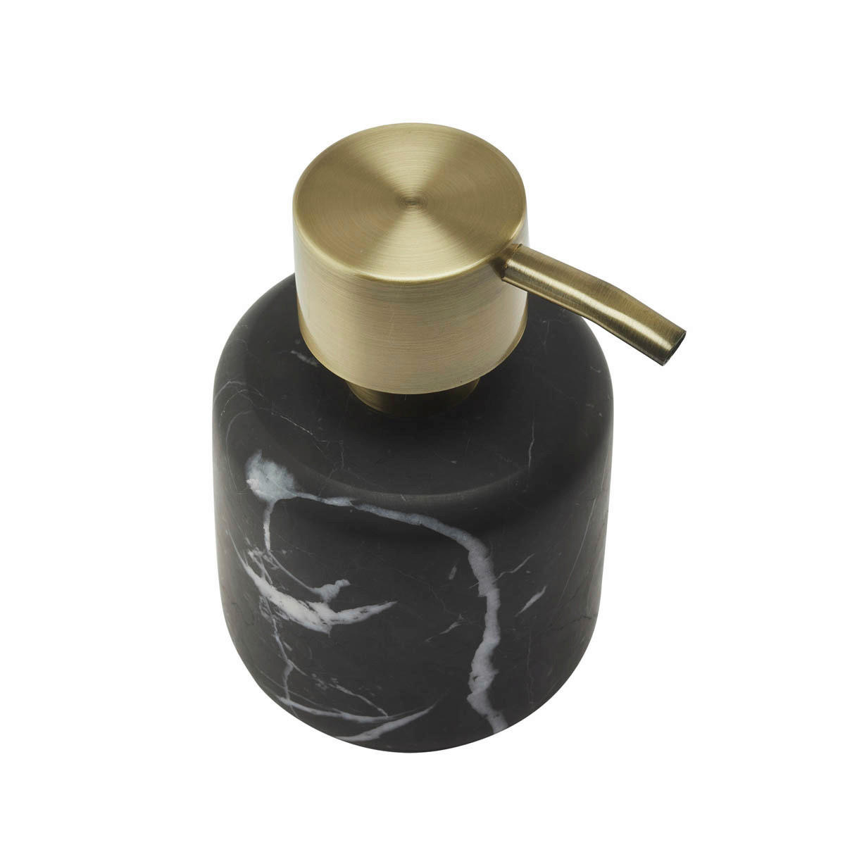SEIFENSPENDER NERO  - Schwarz, Basics, Stein (9/12.1cm) - Aquanova