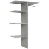 INNENEINTEILUNG 87/150/50 cm Grau  - Grau, MODERN, Holzwerkstoff (87/150/50cm) - MID.YOU