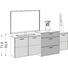 SIDEBOARD Kernnussbaum furniert lackiert Nussbaumfarben, Weiß - Edelstahlfarben/Nussbaumfarben, Design, Holz/Holzwerkstoff (247/92/51,9cm) - Ambiente by Hülsta