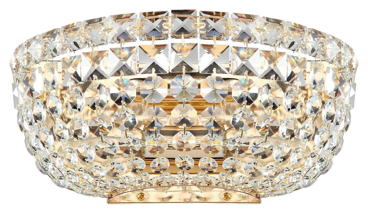 VÄGGLAMPA 25,5/12,5 cm   - guldfärgad, Basics, metall/glas (25,5/12,5cm) - MAYTONI