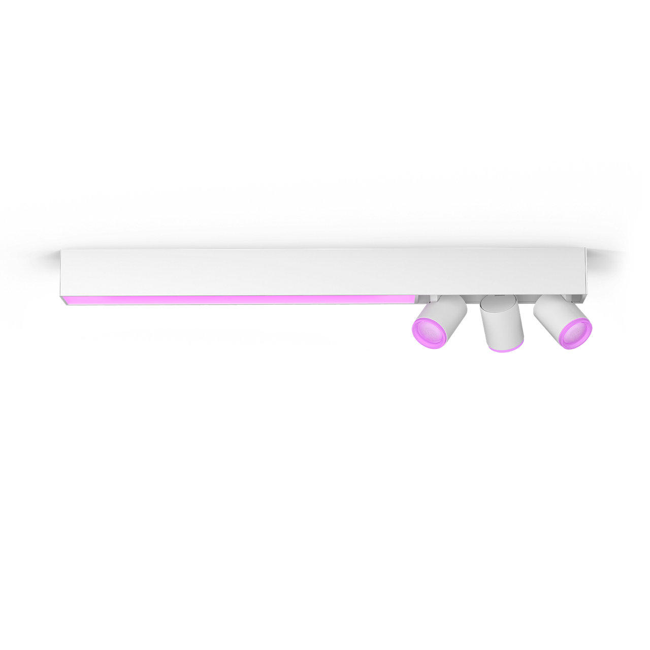 LED-DECKENLEUCHTE White & Color Ambiance Centris 78,2/12,7/8,5 cm   - Weiß, Design, Metall (78,2/12,7/8,5cm) - Philips HUE
