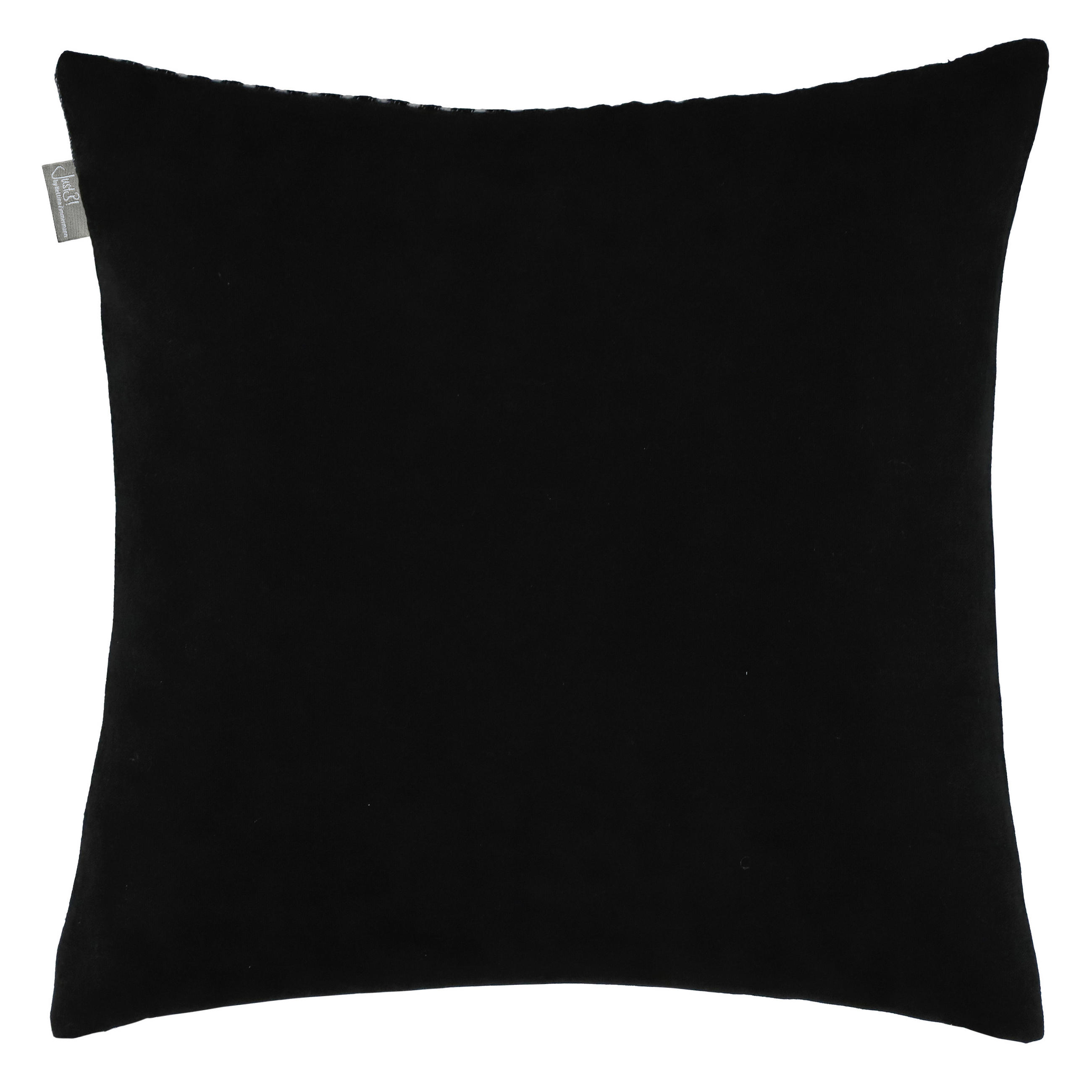 KISSENHÜLLE JustB! by Bettina Zimmermann 45/45 cm  - Schwarz/Naturfarben, Design, Textil (45/45cm) - Musterring