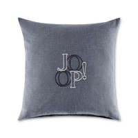 ZIERKISSEN Soft Label 35/35 cm  - Blau, Design, Textil (35/35cm) - Joop!