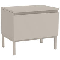 SÄNGBORD i kashmir  - kashmir, Design, metall/trämaterial (49/43/35cm) - home24