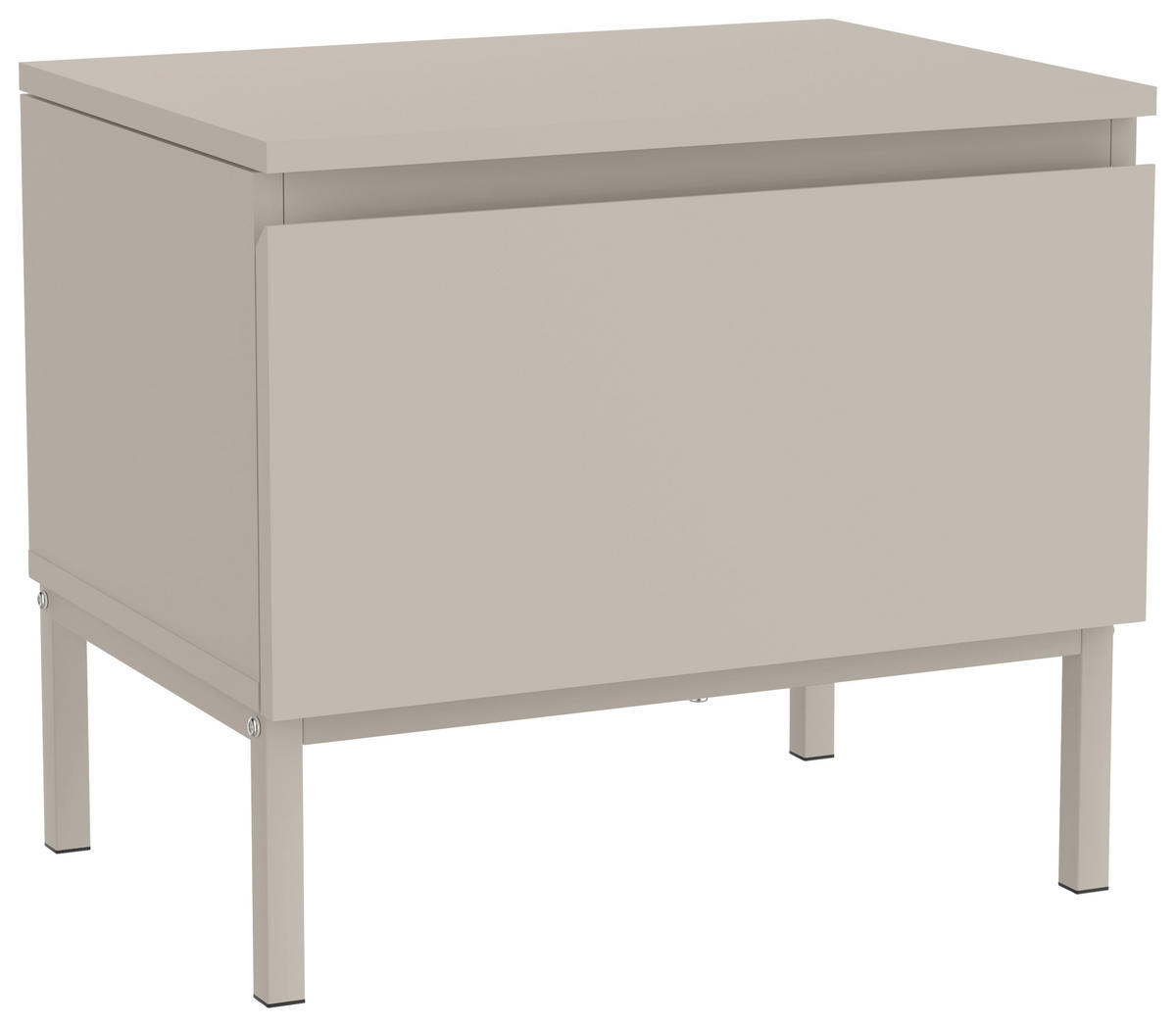 SÄNGBORD i kashmir  - kashmir, Design, metall/trämaterial (49/43/35cm) - home24