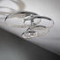 LED-DECKENLEUCHTE - Chromfarben, Design, Glas/Metall (57/47/26cm) - Ambiente