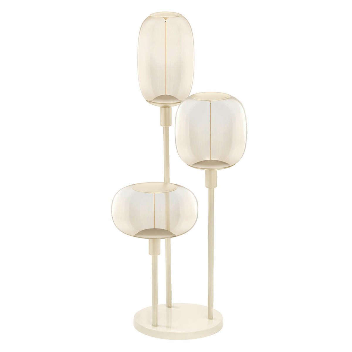 TISCHLEUCHTE 32/78 cm   - Beige, Basics, Metall (32/78cm) - Osram