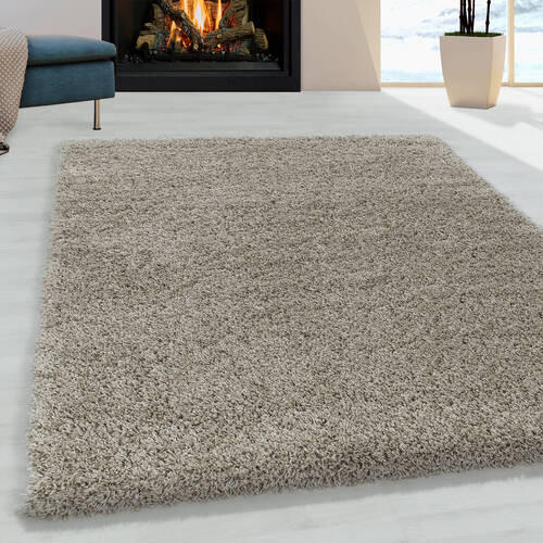 PREPROGA Z VISOKIM FLOROM Sydney 3000 natur 240/340 cm tkano naravne barve - naravne barve, Basics, tekstil (240/340cm)