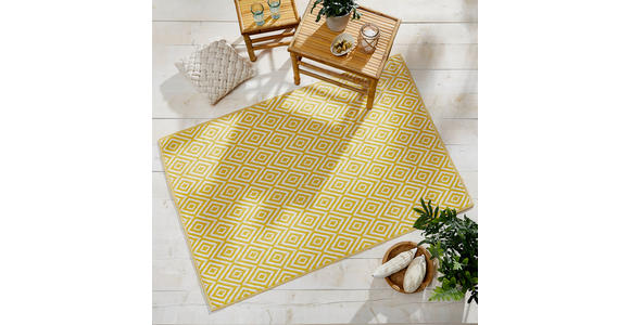 OUTDOORTEPPICH 120/180 cm Gelb - Gelb, Trend, Textil (120/180cm) - Boxxx