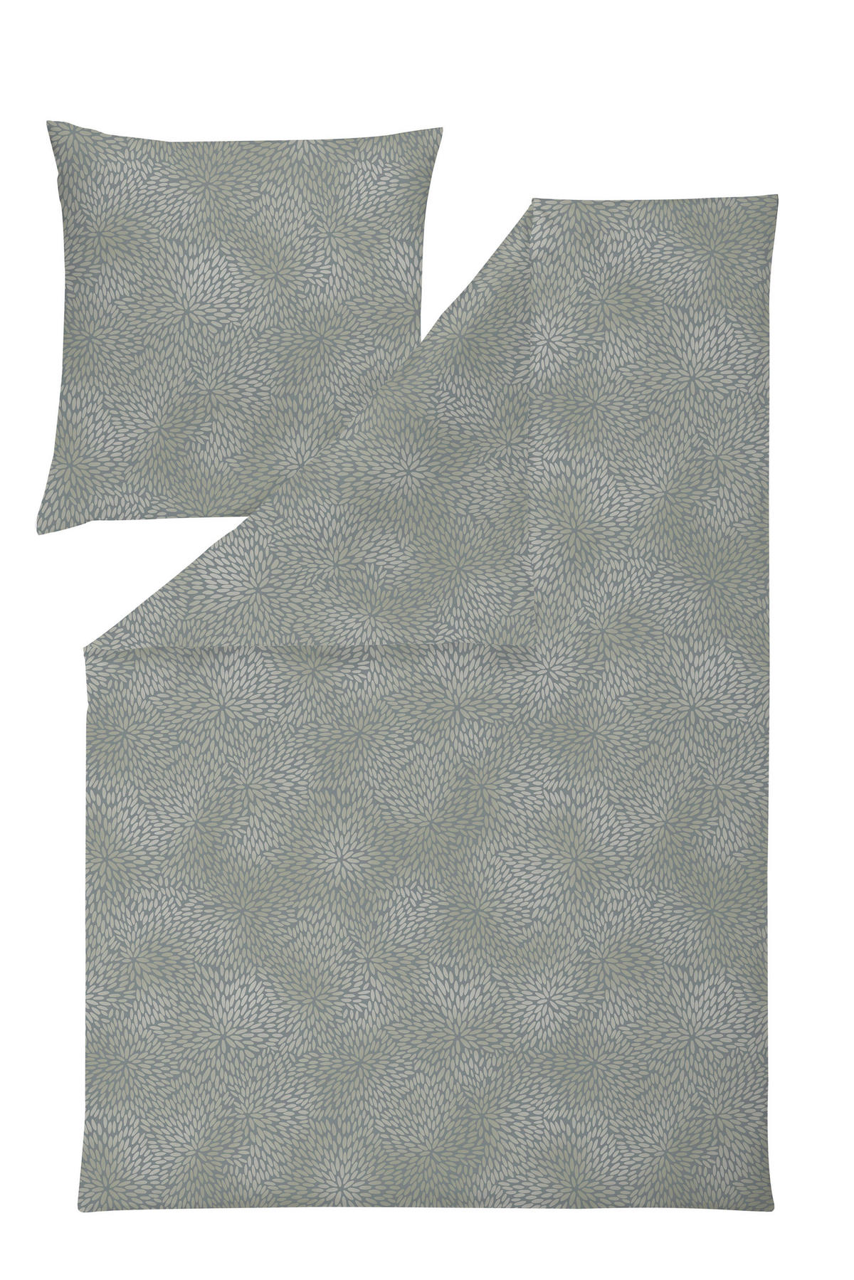 BETTWÄSCHE Atelier Flanell 135/200 cm  - Grün, Basics, Textil (135/200cm) - Estella