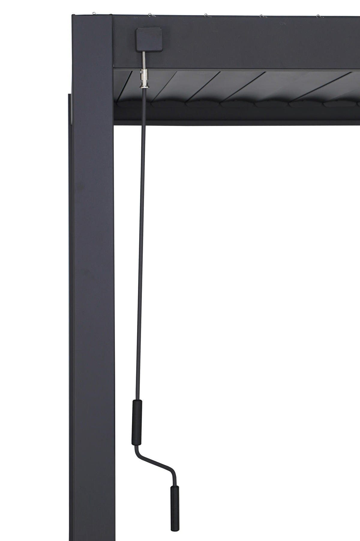 PERGOLA 600/250/300 cm Aluminium  - Anthrazit, MODERN, Metall (600/250/300cm) - Gardenson