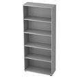 AKTENSCHRANK 80/188/33 cm  - Grau, KONVENTIONELL, Holzwerkstoff (80/188/33cm) - Venda