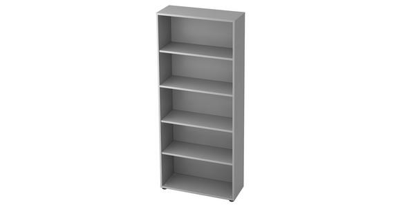 AKTENSCHRANK 80/188/33 cm  - Grau, KONVENTIONELL, Holzwerkstoff (80/188/33cm) - Venda