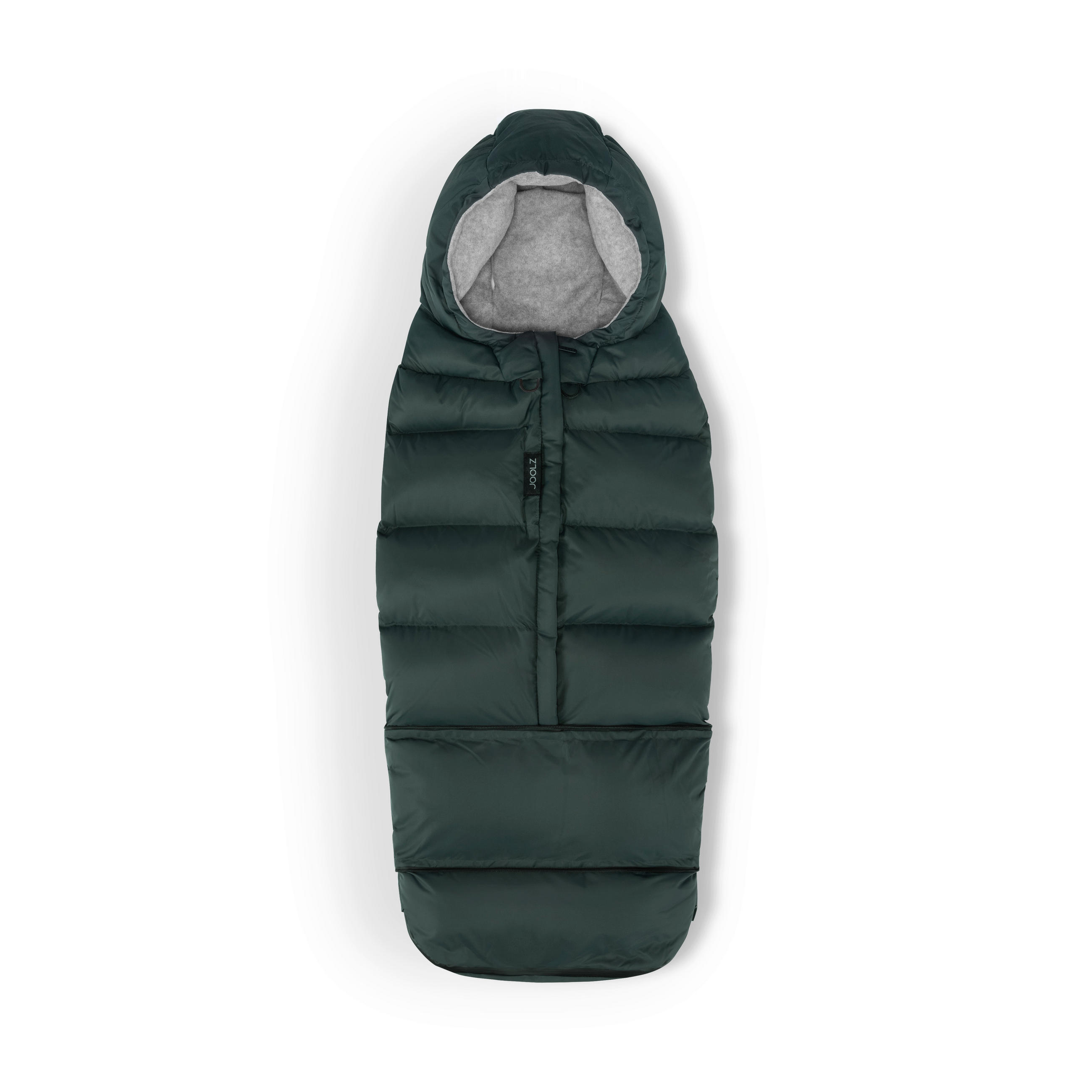 FUßSACK Thermo  - Dunkelgrün, Basics, Textil (43/100/10cm) - Joolz