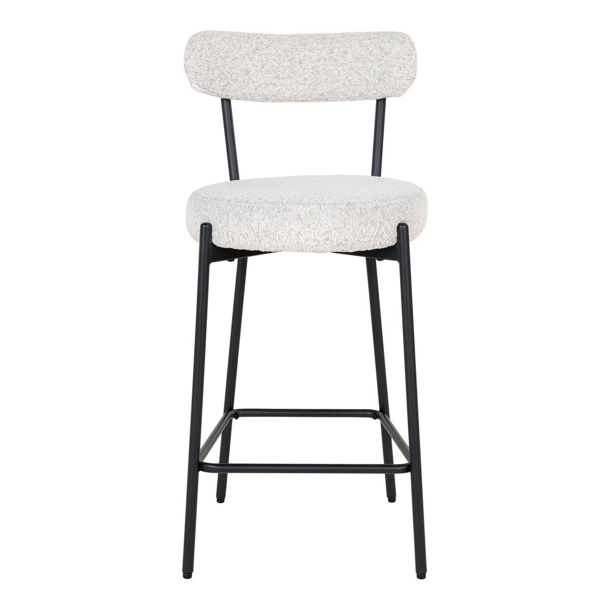BARPALL i vit  - vit/svart, Modern, metall/textil (39/90/46cm) - MID.YOU