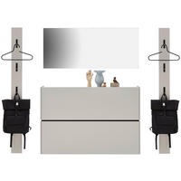 GARDEROBE 4-teilig  in 200/200/22 cm  - Kaschmir, Design, Holzwerkstoff (200/200/22cm) - Voleo