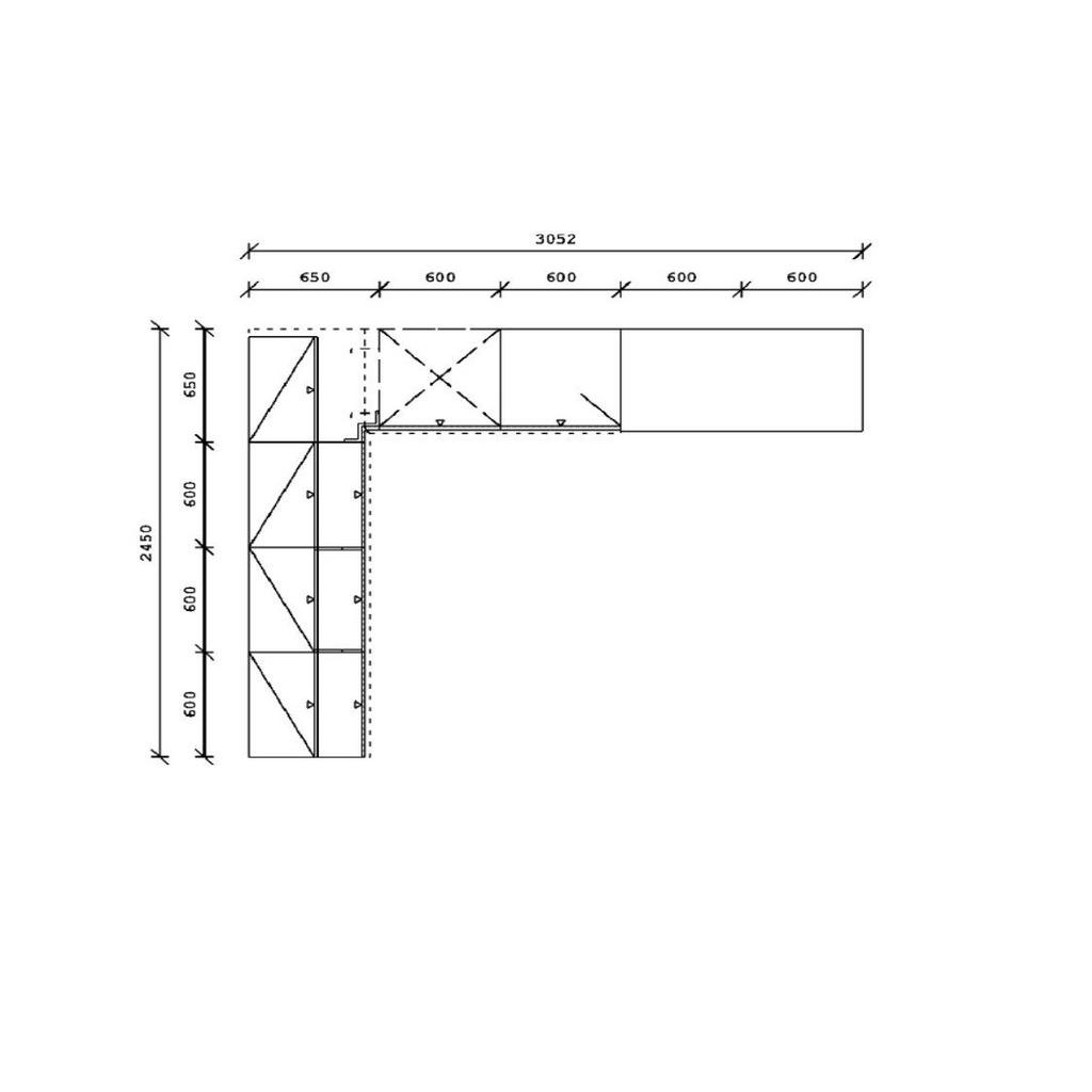 Thumbnail - Venda Eckküche VE 120, Schiefer, Salbeigrün, Metall, nur wie online abgebildet bestellbar, 305.2x245 cm, Made in Germany...