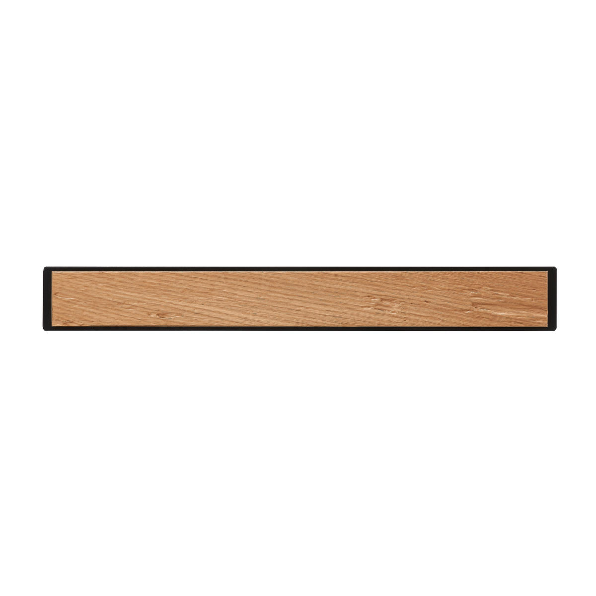 LED-WANDLEUCHTE Form 44/5,5/7,8 cm  - Eichefarben/Schwarz, Design, Holz/Metall (44/5,5/7,8cm) - Grossmann