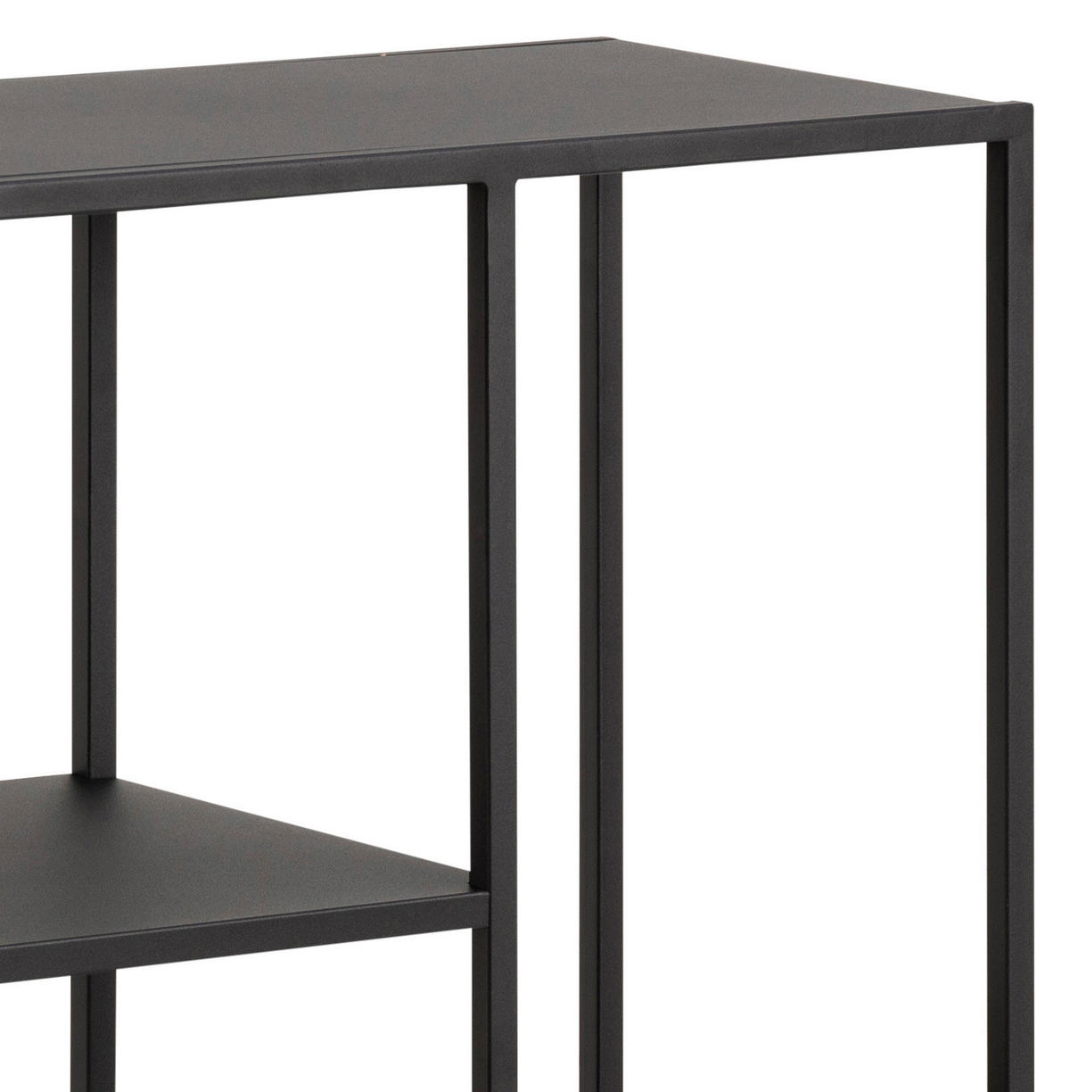 REGALELEMENT Schwarz  - Schwarz, KONVENTIONELL, Metall (79,5/86/30cm) - MID.YOU