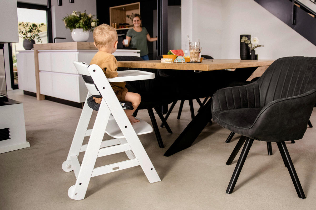 HOCHSTUHL Beta+ Naturfarben, Weiß, Dunkelgrau Whitewashed  - Dunkelgrau/Naturfarben, Basics, Holz (48/79/58cm) - Hauck