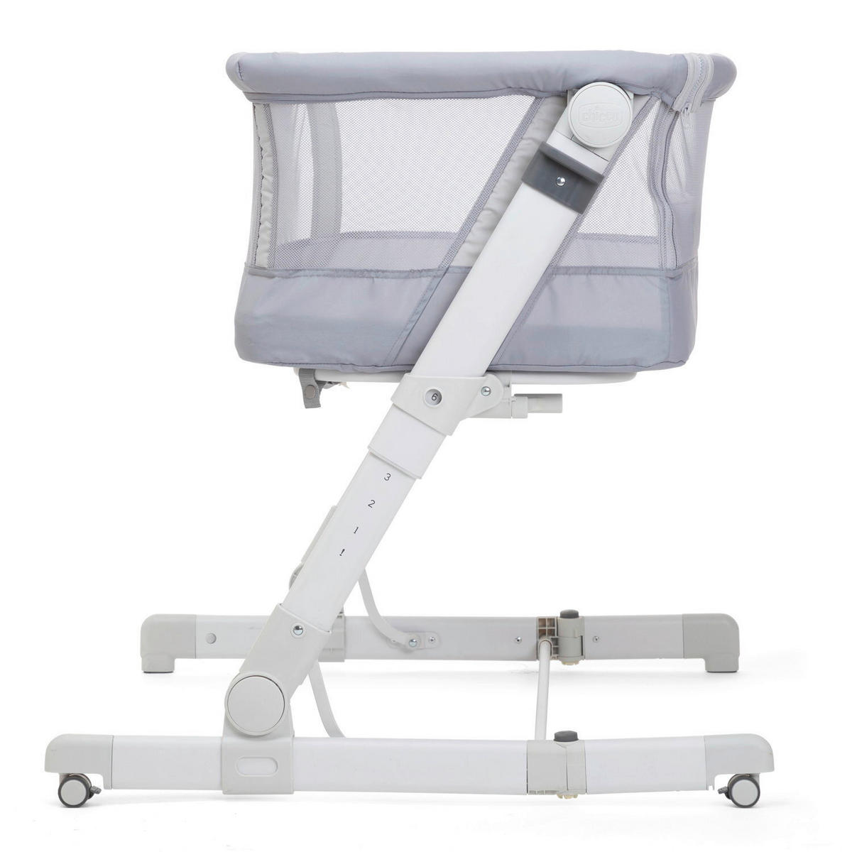 BEISTELLBETT NEXT2ME POP-UP  - Hellgrau/Grau, Basics, Kunststoff/Textil (87/80/82cm) - Chicco