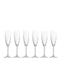 Sektglas-Set  6-teilig  - Klar, Basics, Glas (0,215cm) - Leonardo