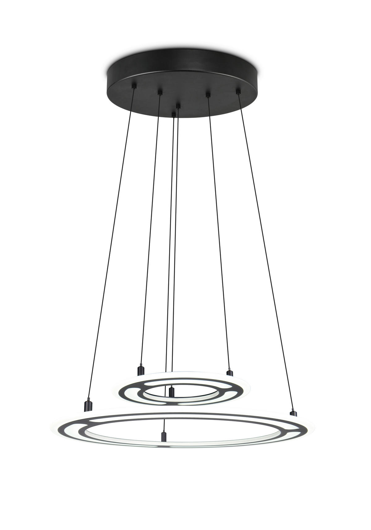 LED-HÄNGELEUCHTE 72,5/200 cm  - Schwarz, Design, Metall (72,5/200cm) - Trio Leuchten