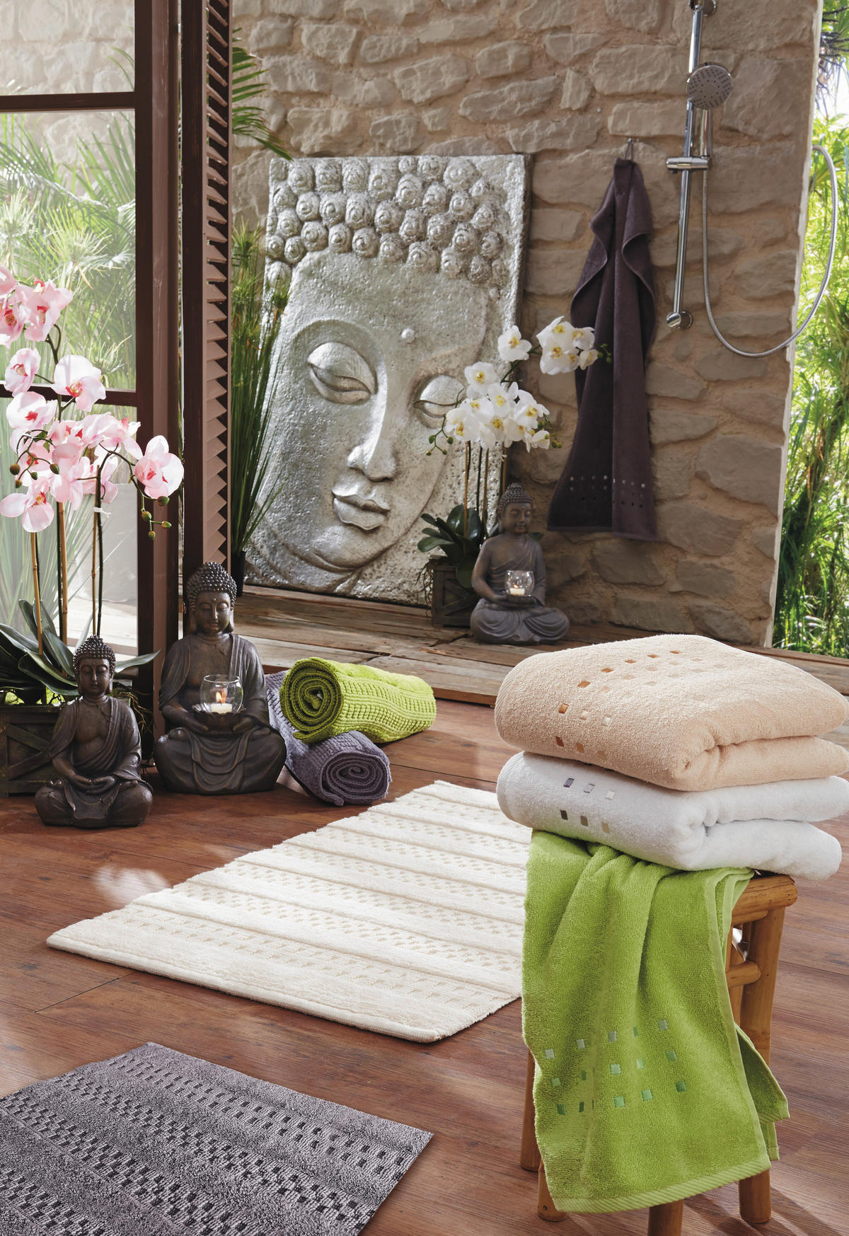 HANDTUCH Quattro Beige  - Beige, Basics, Textil (50/100cm) - Esposa