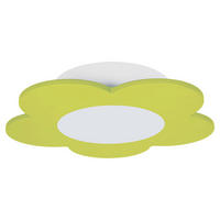 KINDERDECKENLEUCHTE Fiore 33/20 cm  - Grün, Basics, Holzwerkstoff/Kunststoff (33/20cm)