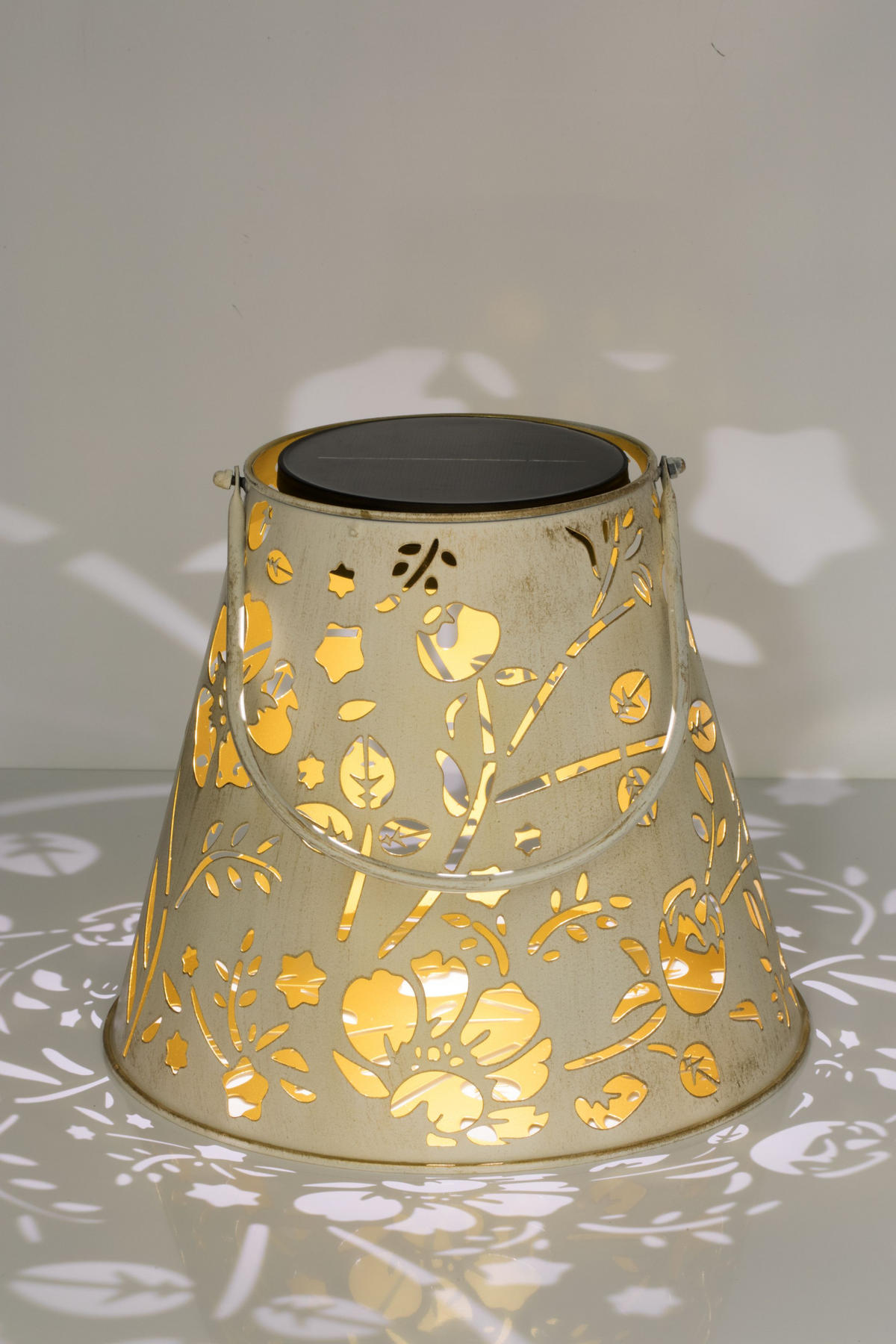 SOLARLEUCHTE - Grau, Lifestyle, Metall (27/14,6/22,8cm) - Ambia Garden