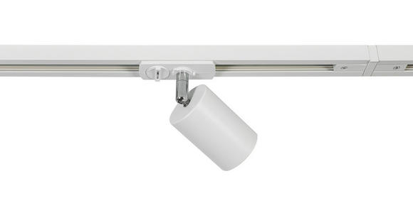 SCHIENENSYSTEM - Chromfarben/Weiß, Trend, Kunststoff/Metall (110/104/14cm) - Novel