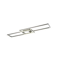 LED-DECKENLEUCHTE 38 W     - Nickelfarben, Basics, Metall (110/7/21cm) - Trio Leuchten