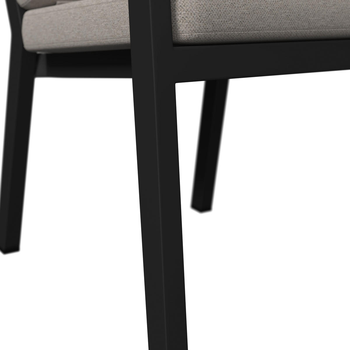 KERTI KAROSSZÉK fém, műanyag, textil antracit, szürke, világosszürke  - világosszürke/antracit, Design, műanyag/textil (56/82/70cm) - Amatio