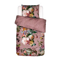 WENDEBETTWÄSCHE FLEUR Satin 155/220 cm  - Pink, KONVENTIONELL, Textil (155/220cm) - Essenza