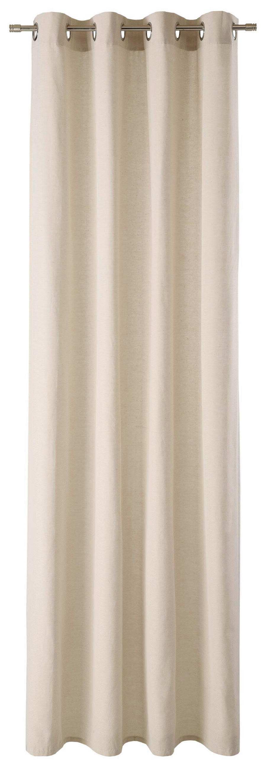 ÖSENSCHAL E-NEEDLESTRIPE blickdicht 140/250 cm   - Beige, KONVENTIONELL, Textil (140/250cm) - Esprit