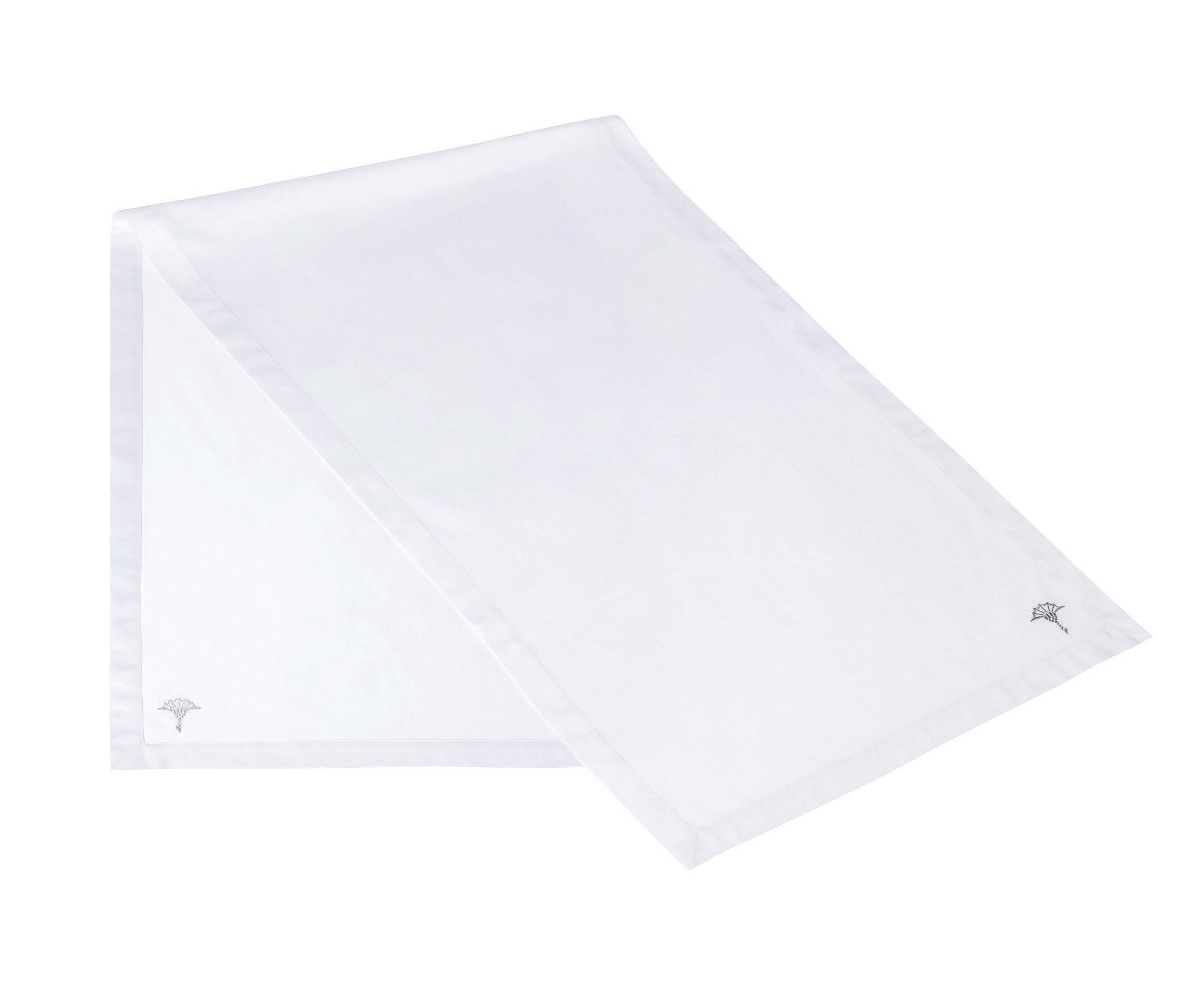 TISCHLÄUFER Stitch 50/160 cm  - Silberfarben/Weiß, Design, Textil (50/160cm) - Joop!