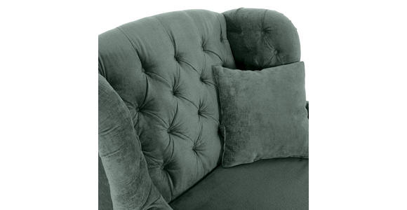 XXL-SESSEL - Petrol/Schwarz, Design, Holz/Textil (127/106/149cm) - Landscape