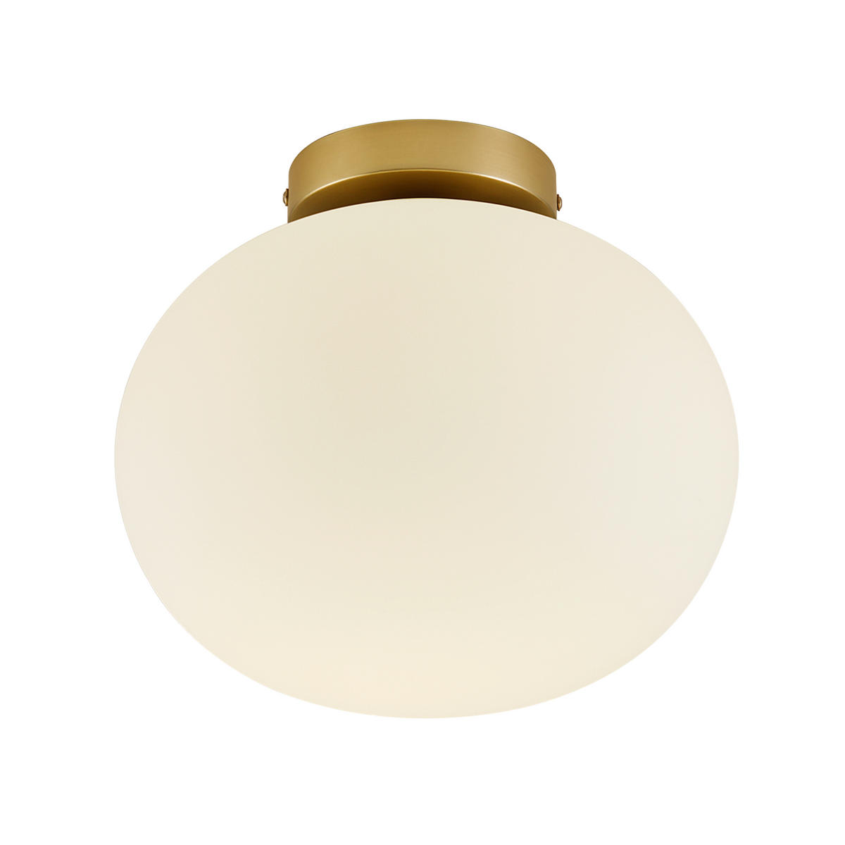 DECKENLEUCHTE  27,5/24 cm    - Messingfarben, Basics, Glas/Metall (27,5/24cm) - Nordlux