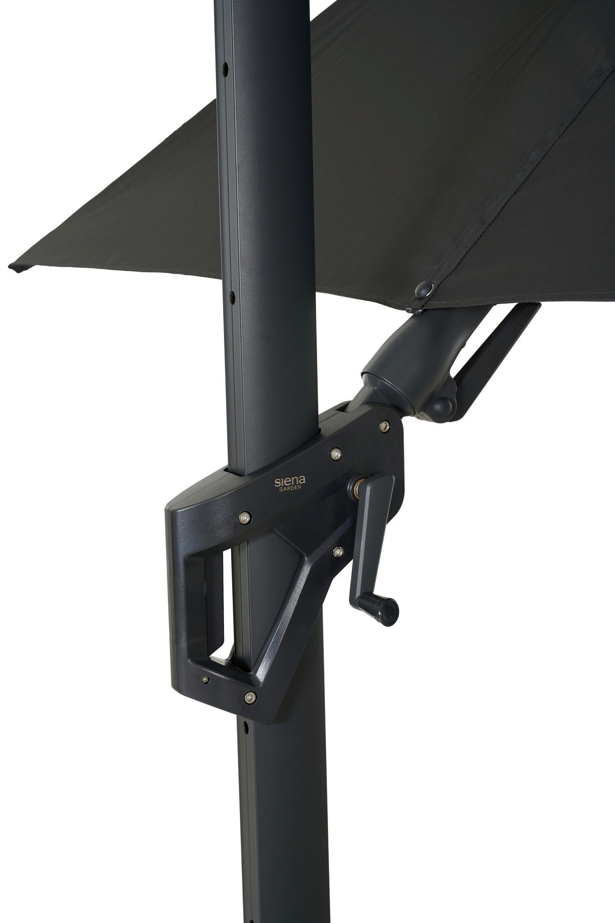 AMPELSCHIRM 300 cm Anthrazit  - Anthrazit, MODERN, Textil/Metall (300/300cm) - Siena Garden