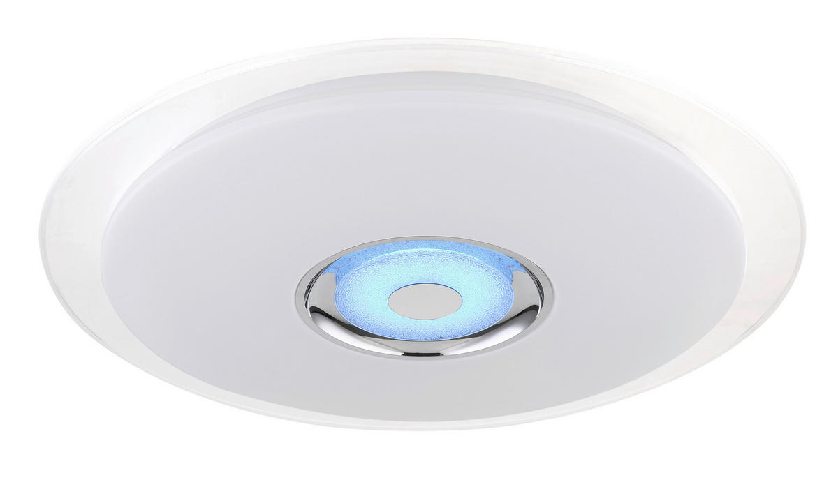 LED-DECKENLEUCHTE  Smart 60/6,1 cm   - Klar/Opal, Basics, Kunststoff/Metall (60/6,1cm) - Novel