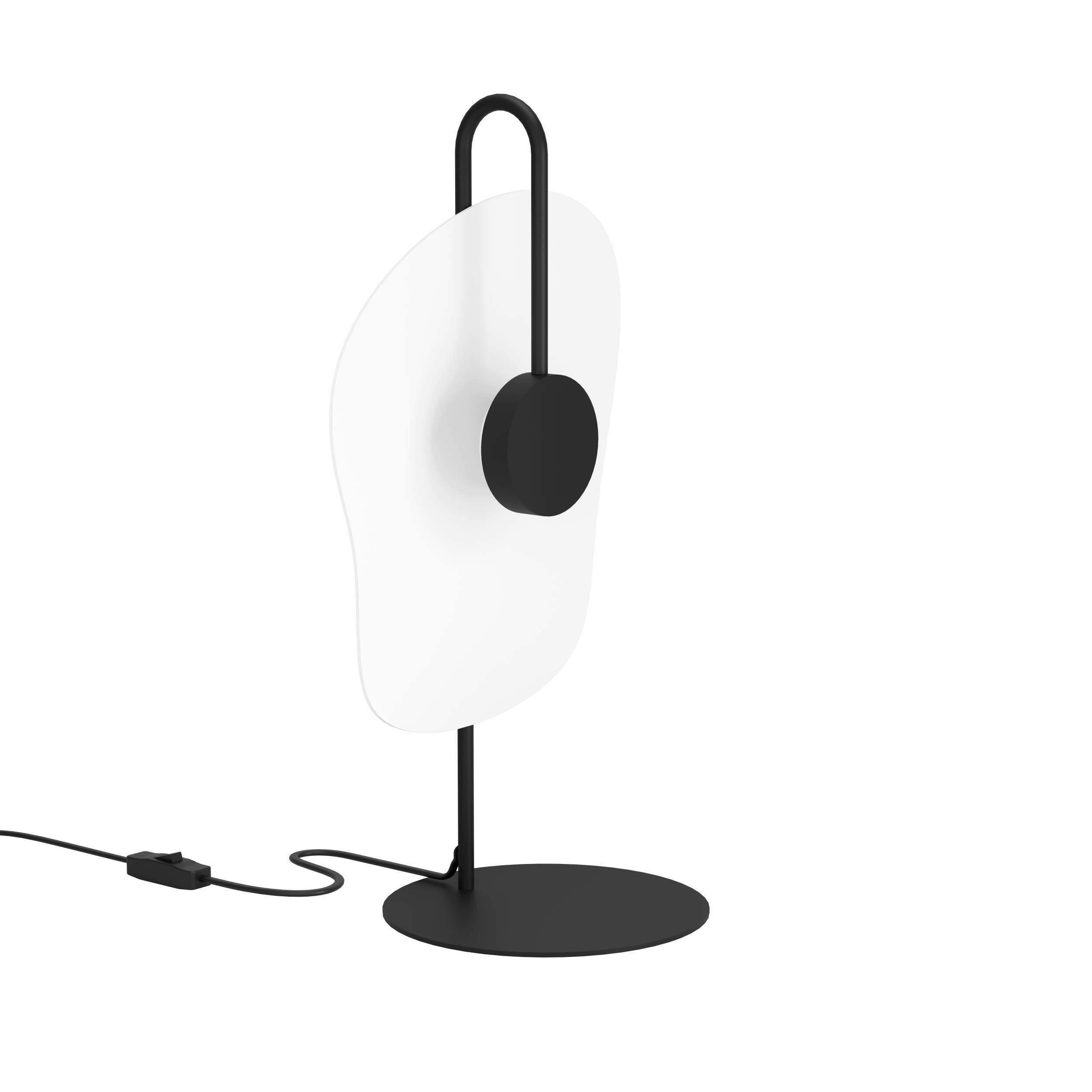 TISCHLEUCHTE 20/50 cm   - Schwarz/Weiß, Design, Holz/Metall (20/50cm) - Eglo