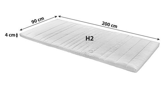 Topper Ingo 90x200cm H2 - Weiß, Textil (90/200cm) - Primatex