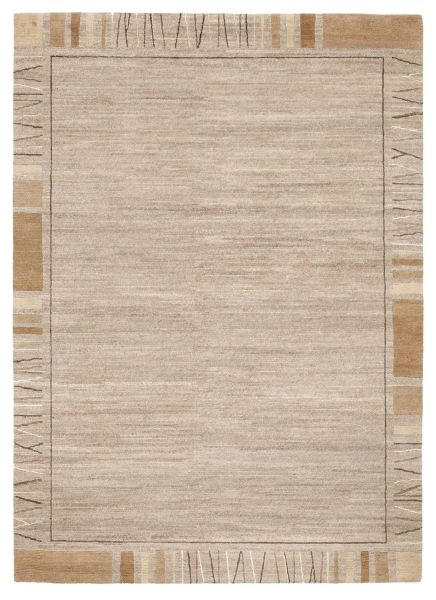 ORIENTTEPPICH 90/160 cm Sena Silk Mata Naturfarben  - Naturfarben, Basics, Textil (90/160cm) - Cazaris