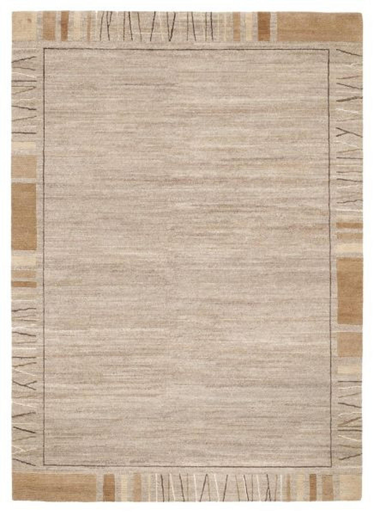 ORIENTTEPPICH 90/160 cm Sena Silk Mata Naturfarben  - Naturfarben, Basics, Textil (90/160cm) - Cazaris
