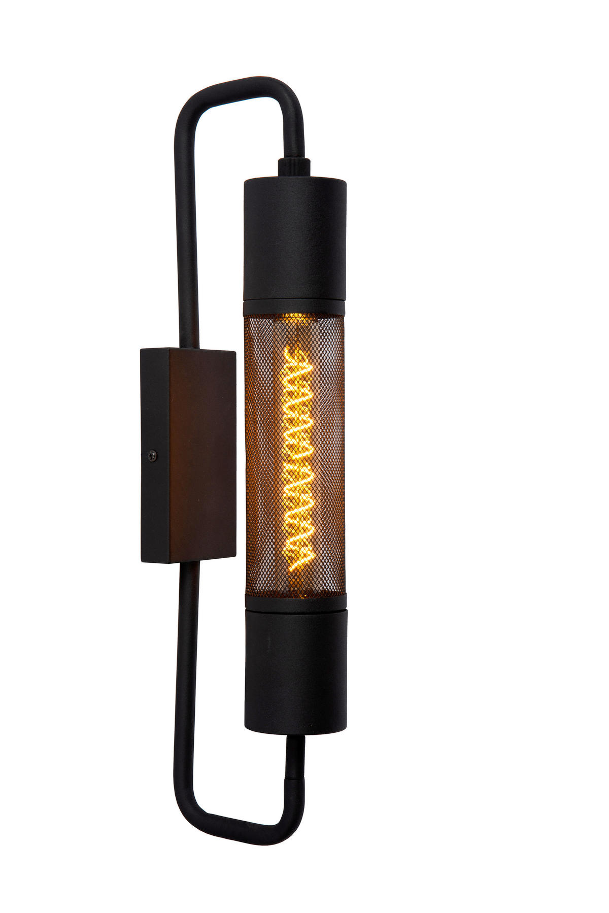 WANDLEUCHTE Calixt 14/8/51 cm   - Schwarz, LIFESTYLE, Metall (14/8/51cm) - Lucide