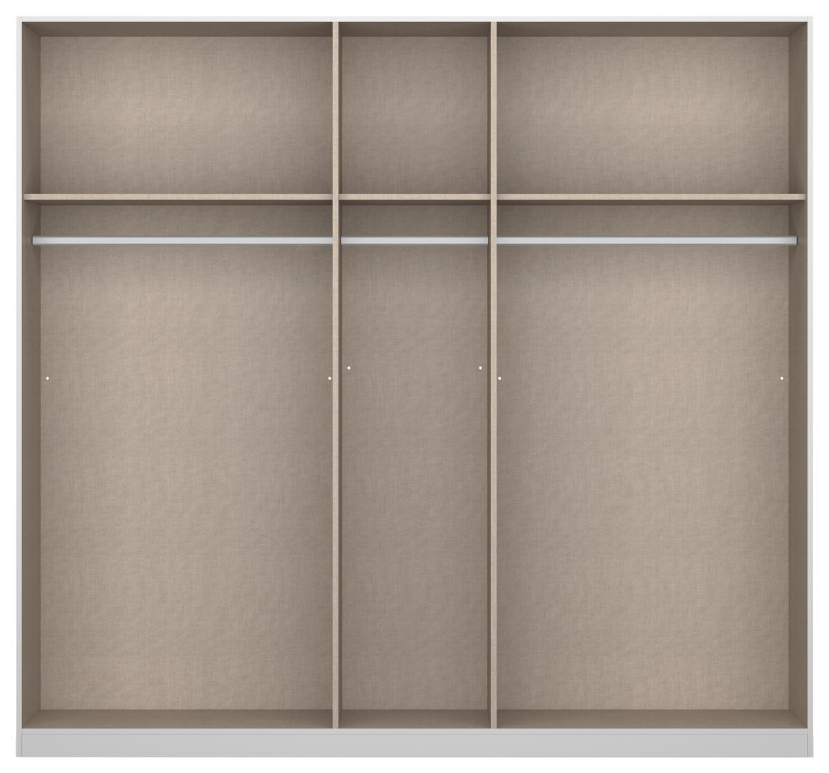 DREHTÜRENSCHRANK in Champagner, Eiche Artisan  - Champagner/Eiche Artisan, Modern, Glas/Holzwerkstoff (225/210/54cm) - Rauch Möbel