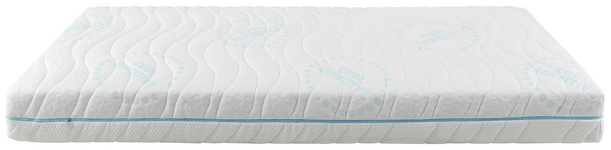 TASCHENFEDERKERNMATRATZE 90/200 cm Höhe ca. 23 cm 7 -Zonen - Weiß, Basics, Textil (90/200cm) - Sleeptex