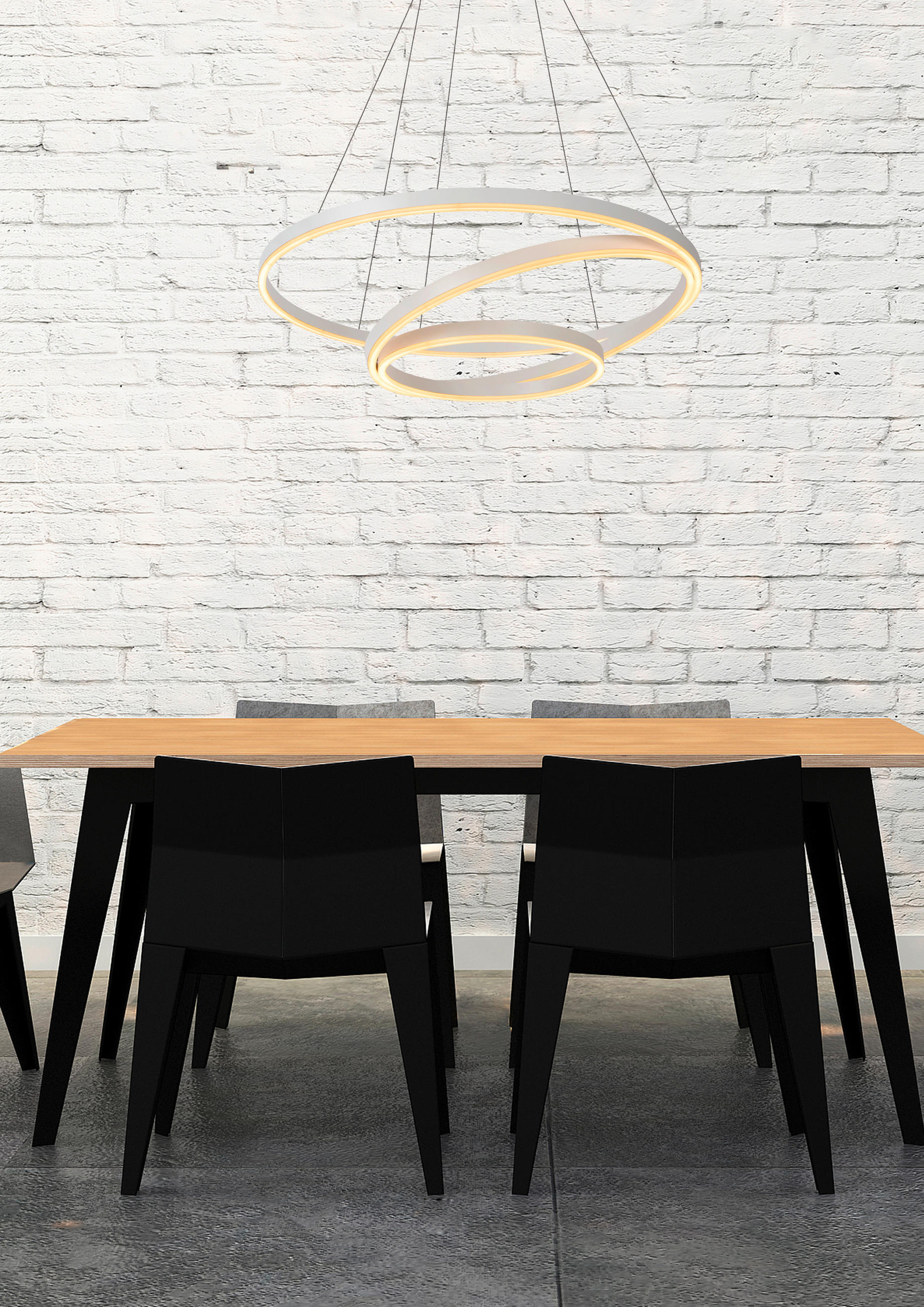 PENDELLEUCHTE 80/80/135 cm  - Design (80/80/135cm) - Lucide