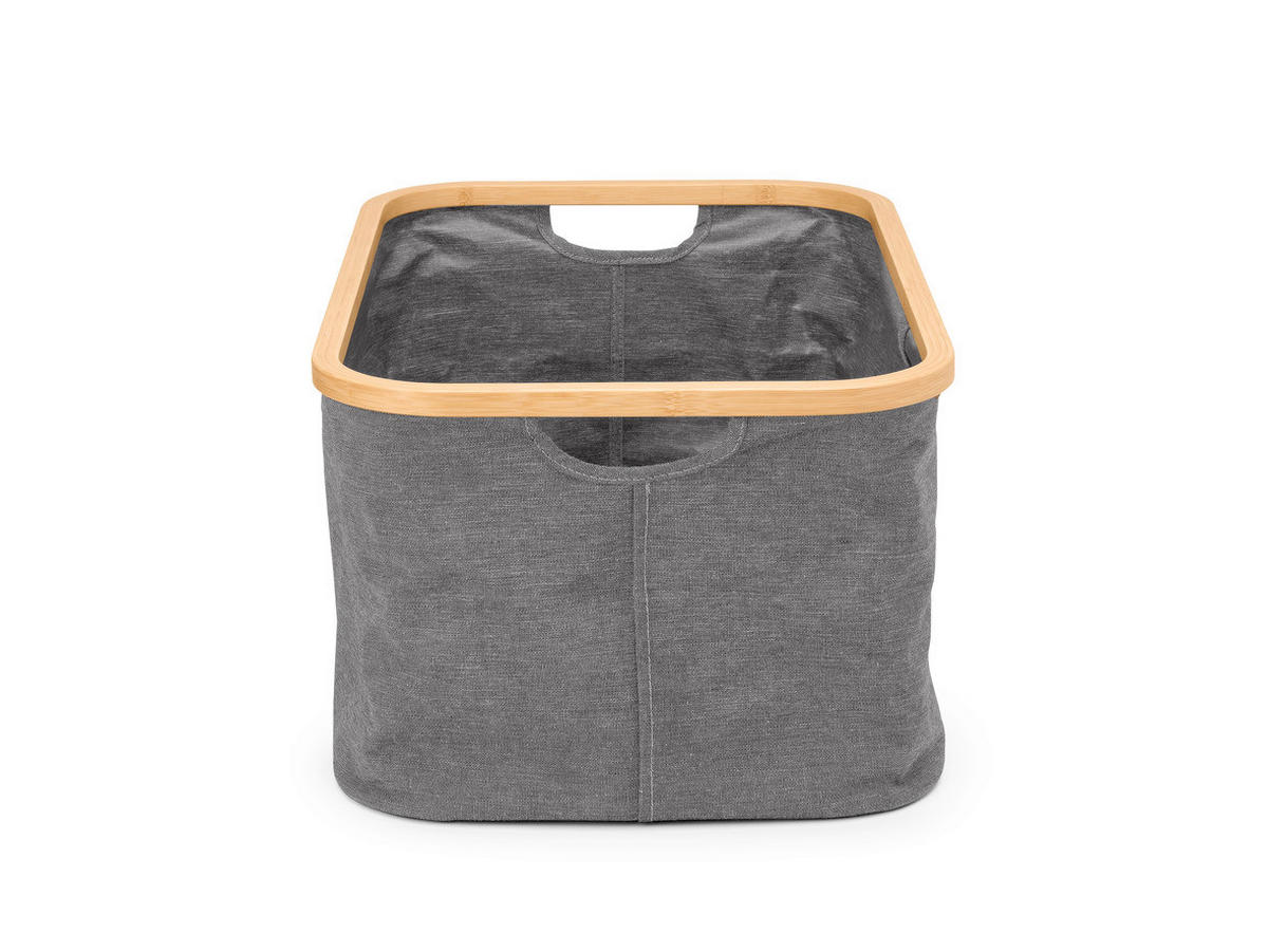 WÄSCHEKORB - Dunkelgrau, Basics, Textil (36/54/26.5cm) - Brabantia