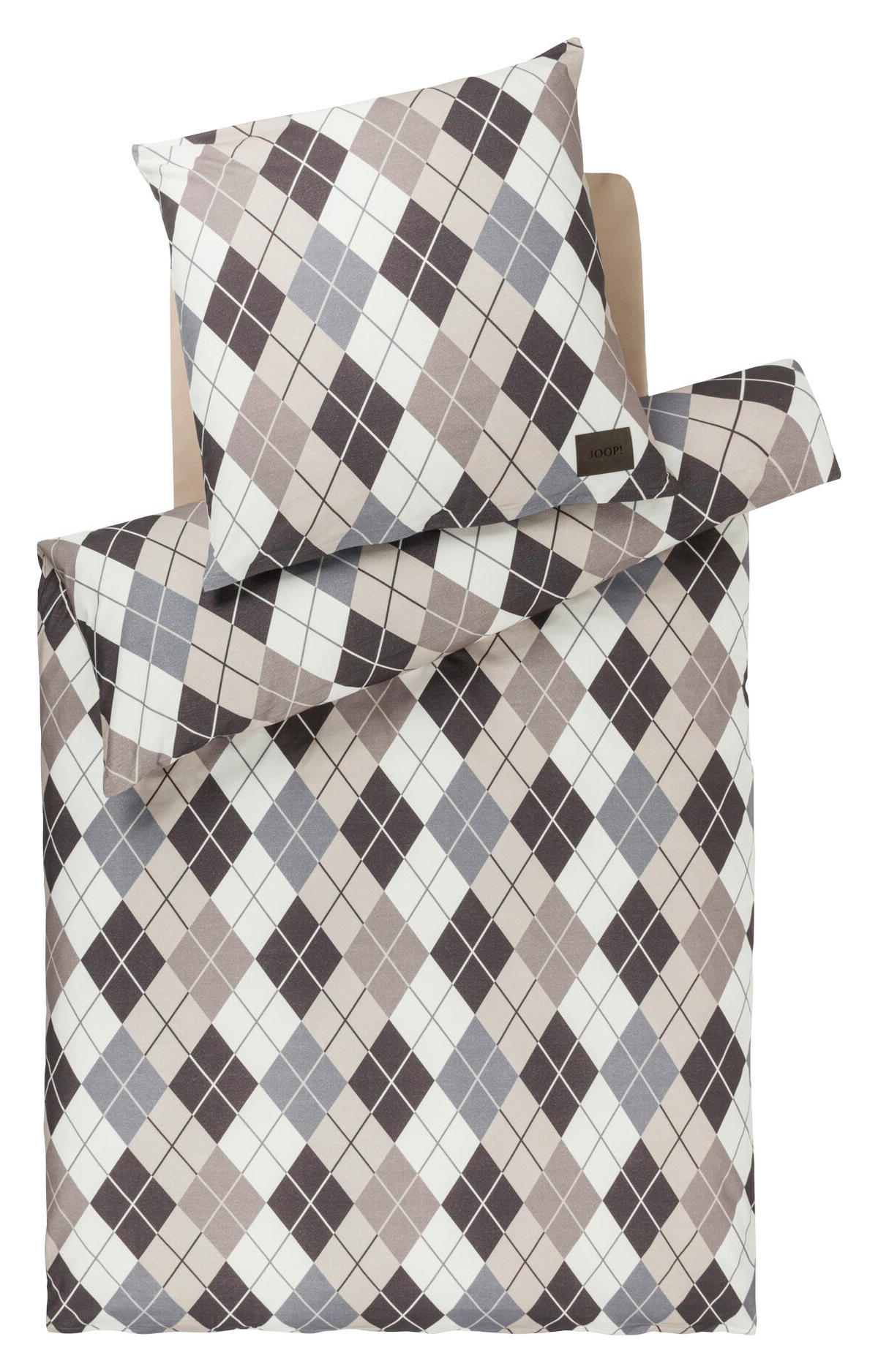 BETTWÄSCHE Flanell 135/200 cm  - Dunkelgrau, KONVENTIONELL, Textil (135/200cm) - Joop!